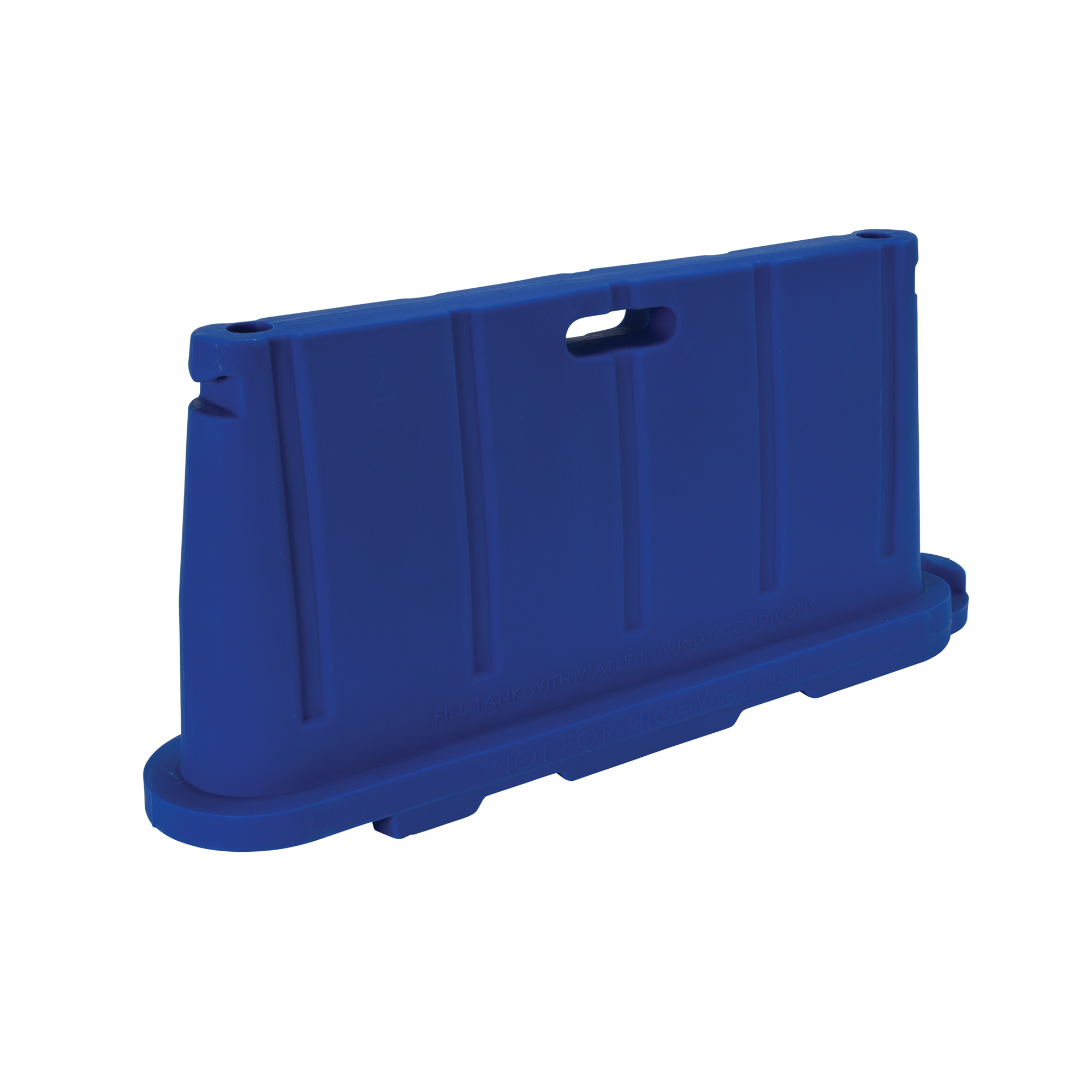 Vestil Stackable Polyurethane Barricade - 76.5in. Width, 36in. Height, Blue, Model# BCD-7636-BL